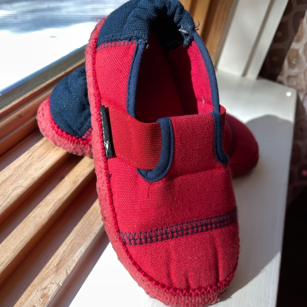 Kids organic cotton slippers